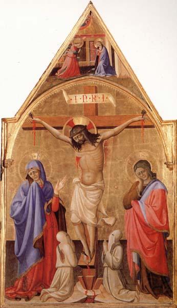 Antonio Fiorentino Crucifixion with Madonna and St.John Norge oil painting art